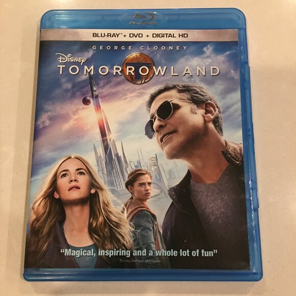 Disney Tomorrowland DVD and Blu Ray - Picture 1 of 3